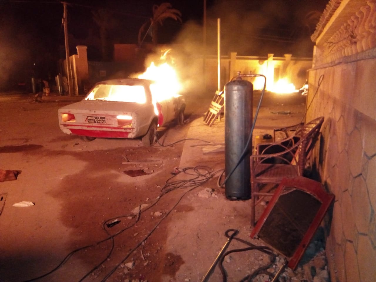 Fire, explosions and car crashes